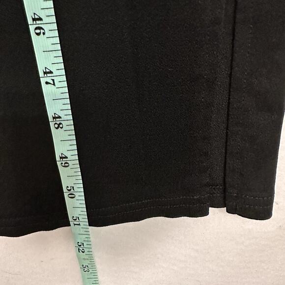 Double D Ranch Dress Womens 1X Black Embroidered Stretch Slinky Western Boho Vtg - Picture 9 of 12